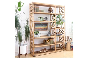 Hot Sales Rattan Shelf Decorative Storage Racks High Quality Hanging Display Racks