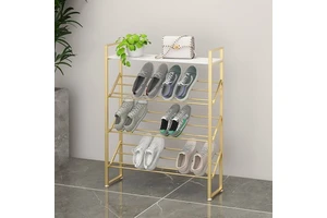Modern Freestanding Rectangular Ultra-thin Narrow Shoe Rack Model Xj-06 for Doorway Bedroom Dorm Dust-proof