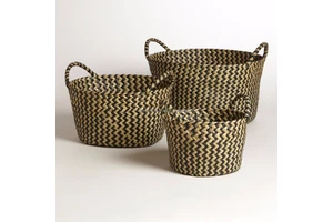 Handmade Water Hyacinth Products/ Water Hyacinth Basket for Storage