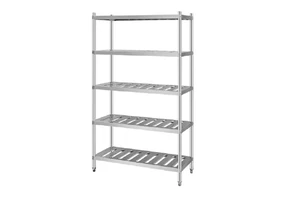 Stainless Steel Commercial Kitchen Storage Shelf Rack with Removable Design and 4 Adjustable Feet