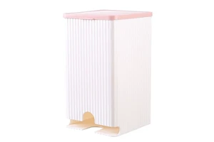 Luxury Light-Loaded Wall Mounted Sanitary Napkin Storage Box Multifunctional Plastic Tissue Cotton Stick Holder for Bathrooms