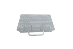 Factory Price Transparent PP Material Square 64 Cell Plastic Storage Container Organizer Tools Storage Box