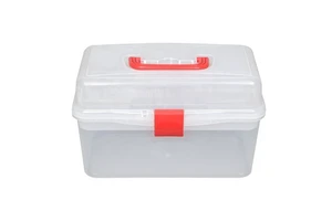 Transparent Colorful Plastic Storage Organizer Storage Box