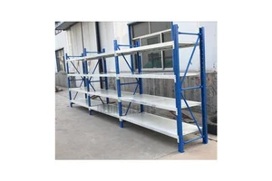 Medium Duty Storage Rack Wholesale Blue and White Storage Rack Manufacturer Storage Racks for Warehouse
