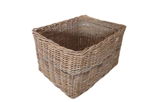 Export Quality All Size Natural Rattan Wicker Basket Big Size Multipurpose for Outdoor Living Room Hotel Apartment Exterior