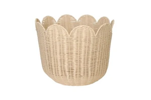 New Item Wicker Rattan Tulip Basket Storage Home Decoration Natural Woven Basket for Storage Made in Vietnam