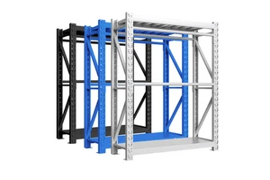 Customizable Heavy Duty Warehouse Racks Clothing Storage Shelves & Garment Display Rack System