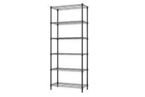 Commercial Grade Wire Mesh Storage Shelf with Wheels Durable Kitchen Pantry Closet Organizer Rack Easy Assembly