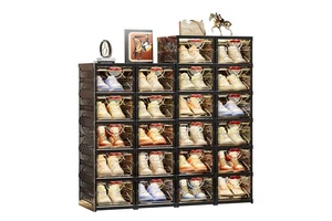 Xinyi Modern Minimalism Folding Removable Shoe Cabinet Storage Box Installation-Free Plastic Shoe Rack Household Doorway Shoe