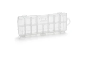 Multi-functional Transparent Plastic Storage Box IP67 Waterproof Dustproof Design Adjustable Compartments for Tools Hardware