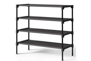 Portable Detachable 3-Layer Shoe Rack with Space-Saving Design for Apartments and Wardrobe