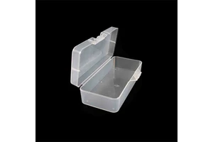 Transparent Tool or Component Storage Empty Plastic Box