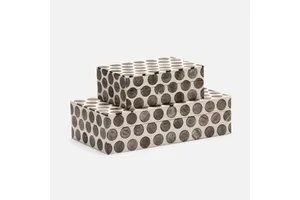 RR Enterprises Designer Resin Box with Stylish MDF Interior for Gift Home Decor and Decorative Storage Model RR202513541