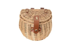 Hand Woven Rattan and Willow Woven Vintage Storage Basket with Lid for Other Storage