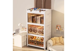 Cajas De Almacenamiento Organizadoras Transparent Stackable Plastic Foldable Crate Plastic Folding Storage Box With Lid
