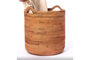 Home Decoration Cesta De Almacenamiento De Mimbre Customized Multi Functional Basket Art Decoration Home Furnishings