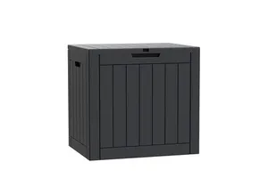 30 Gallon Plastic Supply Foldable Collapsible With Lid Organizer Outdoor Garden Kraft Patio Tools Waterproof Pool Storage Box