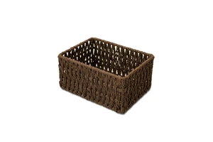 JYWholesale Cheapest Handmade square Rattan Wicker Baskets Woven Rattan Baskets Laundry Storage Home Organization Decor Products