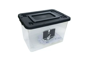 Dual-Use 60L/65L Plastic Container With Wheels For File Storage Boxes & Bins Premium Quality Plastic Packaging