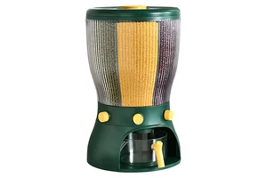 Kitchen Storage Tank Grain Dispenser Moisture-Proof Plastic Automatic Storage Rack Sealed Container Grain Storage Box