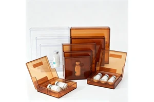 5ML Eco-Friendly Stackable Dustproof Plastic Vial Storage Box Tray Lightproof Hospital Use Lyophilized Freeze Dried Peptide