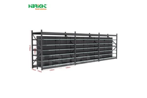 Source Manufacturer Metal Storage Rack Heavy-duty Construction 120kg/Tier Loading Low MOQ Customization