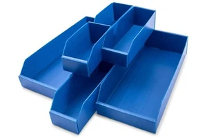 Factory Made Reusable Lightweight For Polypropylene Plastic Tray Box Storage Cutting Recyclable Waterproof