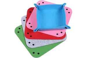 Foldable Felt Storage Tray Puzzle Sorter Trays