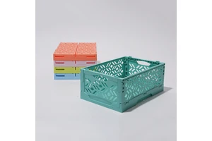 Minimalist Creative Foldable Storage Box Desktop Organizer Makeup Rack Student Dormitory Miscellaneous Storage Basket