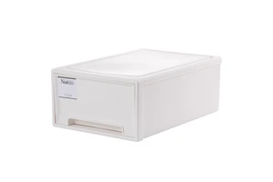Plastic PP Lid Collapsible Thickened Clothes File Kids Toys Transparent Multi Size Storage Box Stackable Drawer Boxes Bins