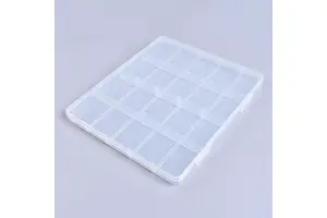 Shanfeng Transparent Rectangular Removable 20 Compartment Plastic PP Box