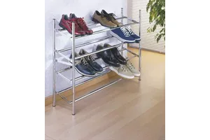 New Arrival Shoe Shelves for Home Adjustable Metal Rack for Shoe Storage OEM ODM Large Capacity
