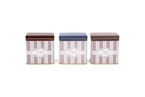 Rectangular Metal Storage Set – 80x 120 mm ( Set of 3 ) Elegance Elegance Design