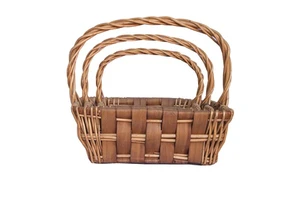 Hot Sale Rattan Wicker Hand Woven Basket Storage With Handle for Home Storage