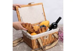JY Basket Rope Storage Rattan Seagrass Picnic Cotton Stair Wicker Baskets