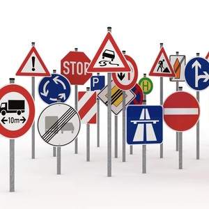 High Quality Custom High Reflective Flexible No Parking Sign Traffic Aluminium Signs For Road Safety