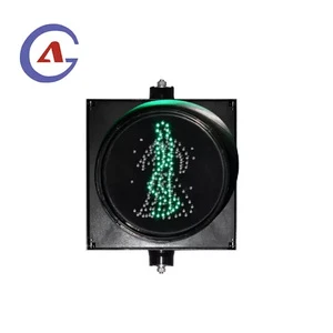 300mm 12inch 2 in 1 Led Traffic Light Manufacturer Red Pedestrian Optical Traffic Light Traffic Laser Light