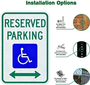 Custom Aluminum Safety Traffic Signs with UV Etched LOGO