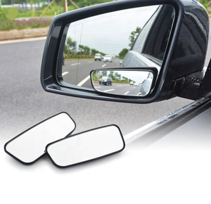 1 Pair Car Blind Spot Mirror Wide Angle Adjustable Convex Rear View Mirror Car Mirror for All Universal Vehicles