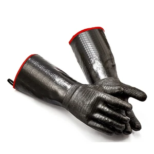 Extreme Heat Resistant Fireproof Oil Resistant Cooking Barbecue Smoking BBQ Pit Neoprene Oven Gloves