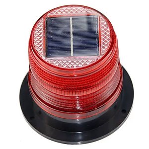 Visibility Solar LED Plastic Traffic Light Durable Roadway Enhancer Alert Traffic Cones IP68 Waterproof Magnetic Mount Traffic