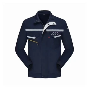 Factory Supply Reflective Safety Clothes Unisex Scratch Resistance Work Uniform Anti Static Custom Logo Work Coverall