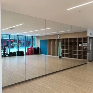 High-Quality Glass Mirror Sheet Aluminum Mirror For Gym And Dance Studio Wall, Shatter-Resistant & Easy To Install, Mirror Glass