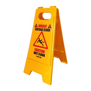 Set of 5 PPC Non-Slip Traffic Warning Products Marker with Visible Surface for Effective Safety Measures