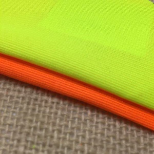 Huzhou Factory Polyester Reflective High Visibility Fabric for Safety Vests