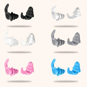 Female Specific Silicone Ear Plugs Multi-Purpose Reusable Noise Reduction Earplugs With Sound Insulation