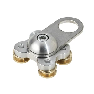 Horizontal Rigid Fixed Rail Retractable Aluminum Alloy Roof Lifelines 23KN Breaking Strength 300kg Capacity Fall Protection