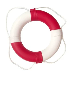 Factory High Quality Good Price Red White PU Lifesaving Rescue Life Buoy Ring