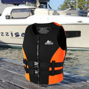 Best Selling Adjustable Unisex Adult Life Jacket High Buoyancy Durable Lightweight Neoprene PVC Foam Marine Safety Vest
