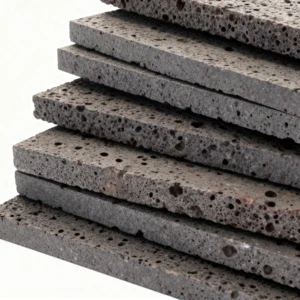 Outdoor Garden Decorative Landscaping Pathway Driveway Decoration Natural Black Lava Volcanic Stone Stocked Paving Slate